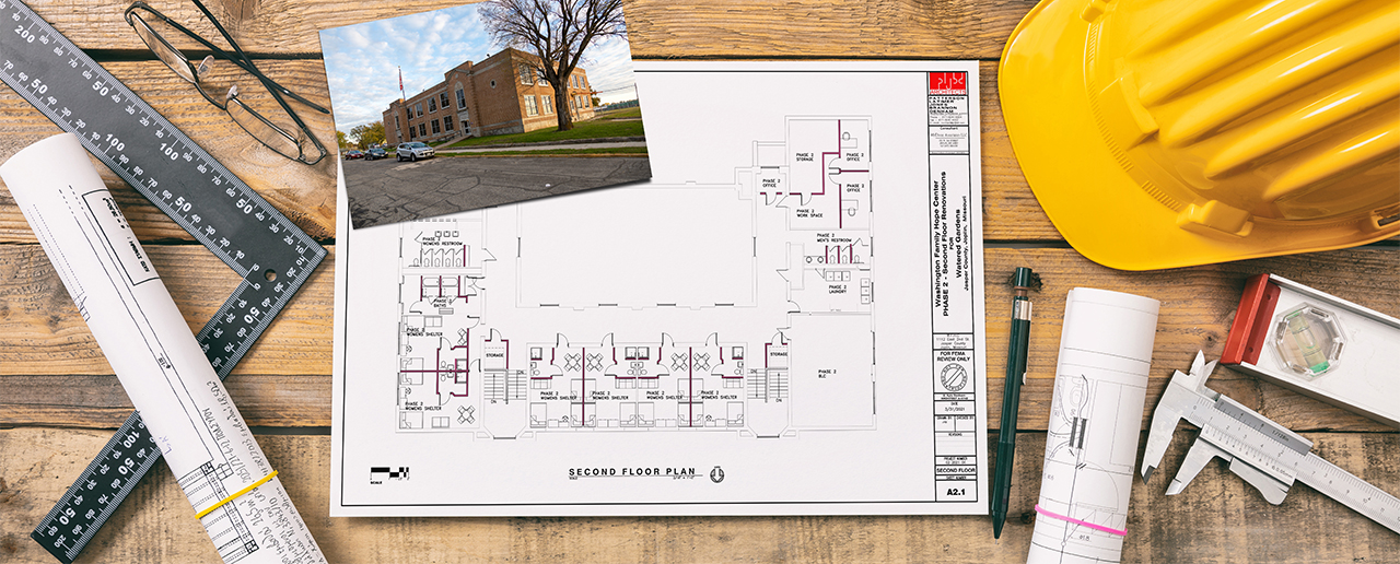 Washington Family Hope Center Second Floor Plans